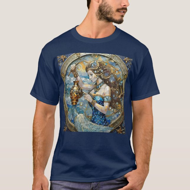 Camiseta Zodiac - Aquarius El Aguador (Anverso)