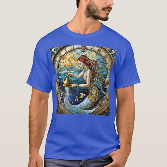 Camiseta Zodiac - Aquarius La Sirenita Del Alumno (Anverso)