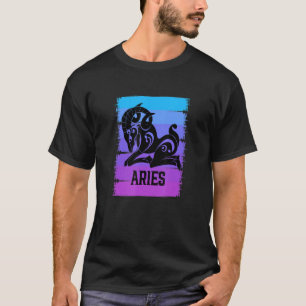 Camiseta Zodiac Aries Stuff Símbolo Ram Astrología Tarot Ho