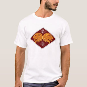Camiseta Zodiac Design Gold en León Rojo