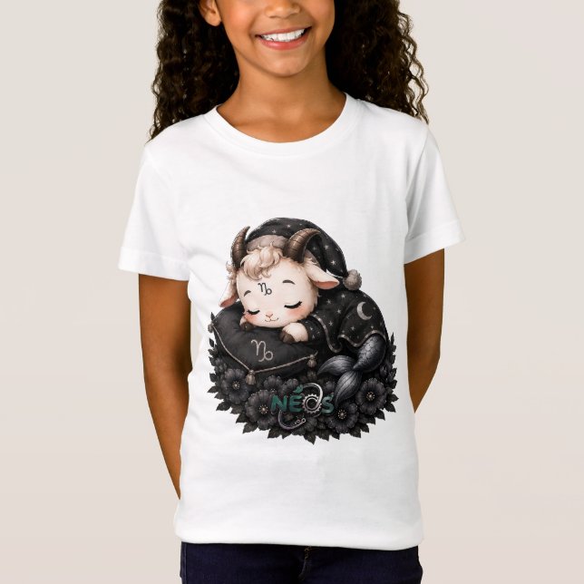 Camiseta Zodiac Kawaii Neos Capricornio (Anverso)