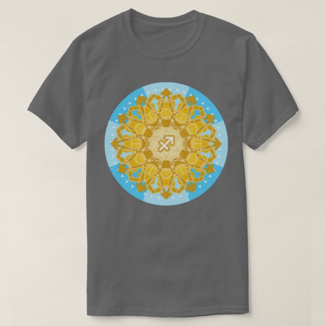 Camiseta Zodiac Mandala SAGITTARIUS (Diseño del anverso)