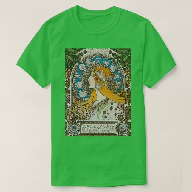 Camiseta Zodiac Mucha 1896 (Diseño del anverso)