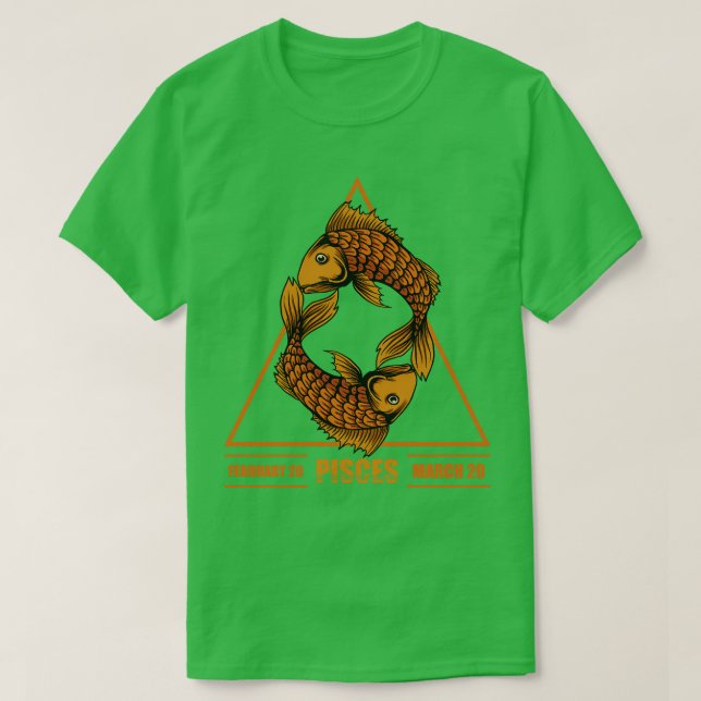 Camiseta Zodiac Pisces (Diseño del anverso)
