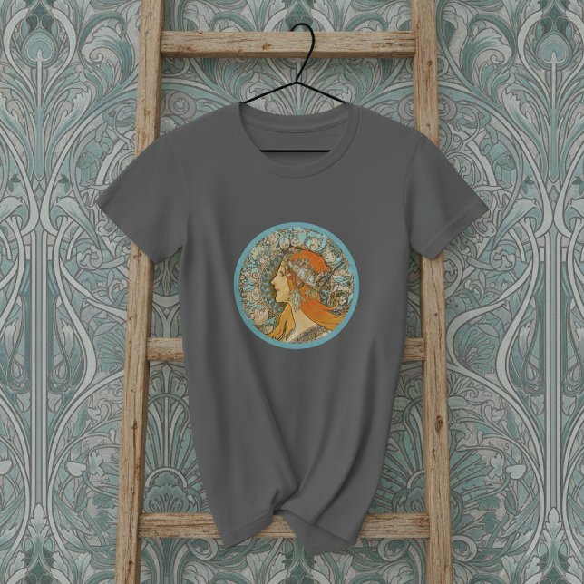 Camiseta Zodiac Portrait Alphonse Mucha (Subido por el creador)