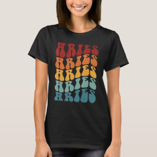 Camiseta Zodiac Rótulo Aries