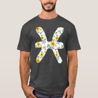 Camiseta Zodiac Rótulo Pisces