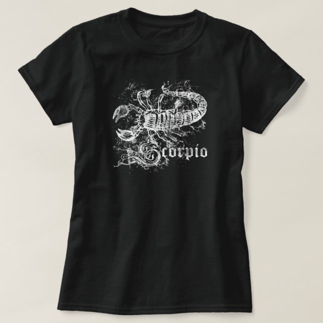 Camiseta Zodiac Scorpio (Diseño del anverso)