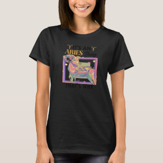 Camiseta Zodiac Sign Aries Astrology Horoscope 1