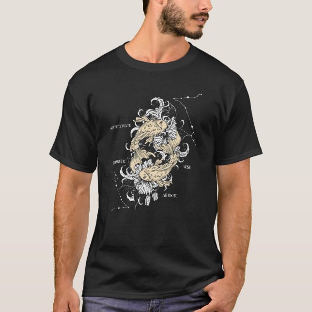 Camiseta Zodiac sign Pisces (Anverso)