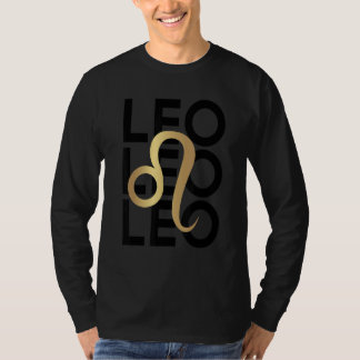 Camiseta Zodiac Sign Symbol Horoscope Lion Leo