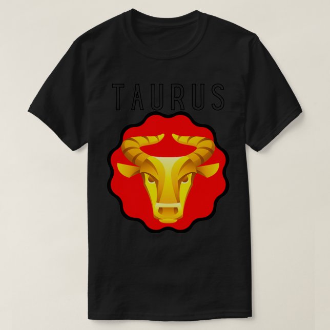 Camiseta Zodiac Sign Test Taurus Bull (Diseño del anverso)