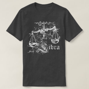Camiseta Zodiac Vintage Libra