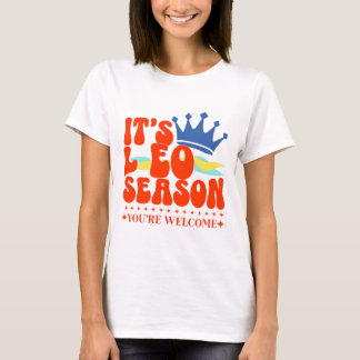 Camiseta ZodiacLEO Temporada Te Doy la Bienvenida