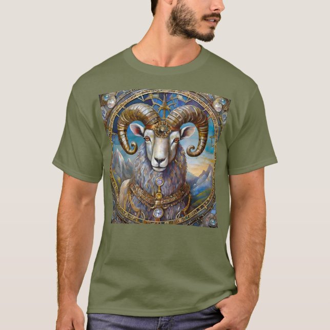 Camiseta Zodiaco - Aries The Ram (Anverso)