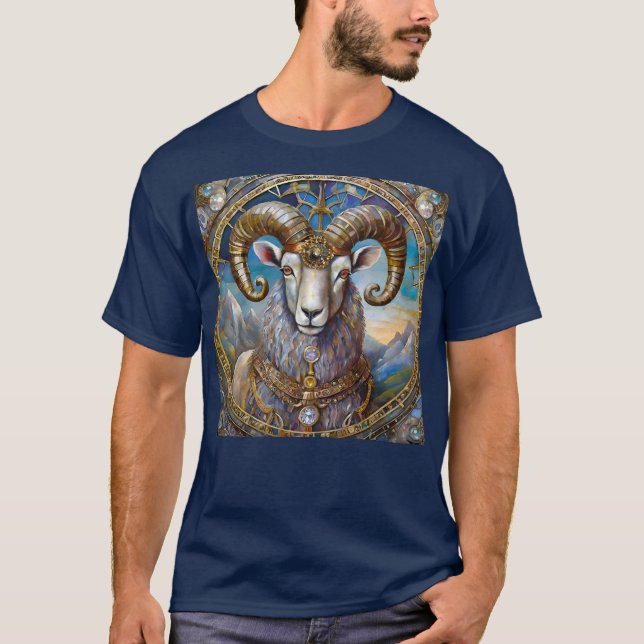 Camiseta Zodiaco - Aries The Ram (Anverso)