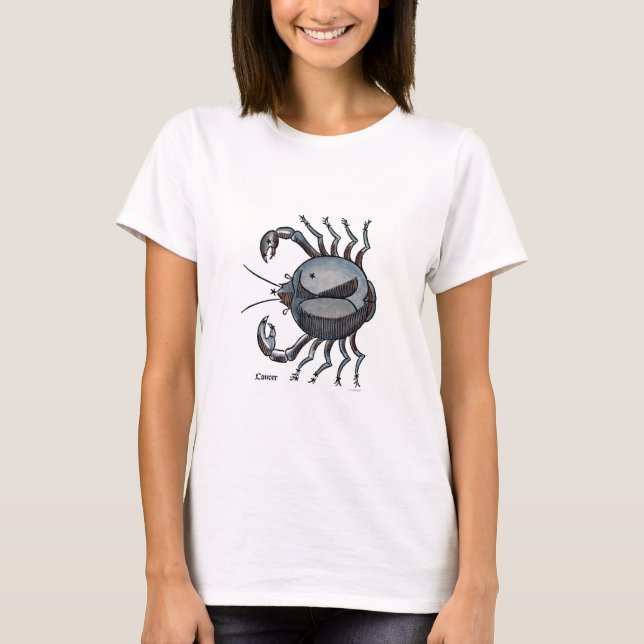 Camiseta Zodiaco: Cáncer en color (Anverso)