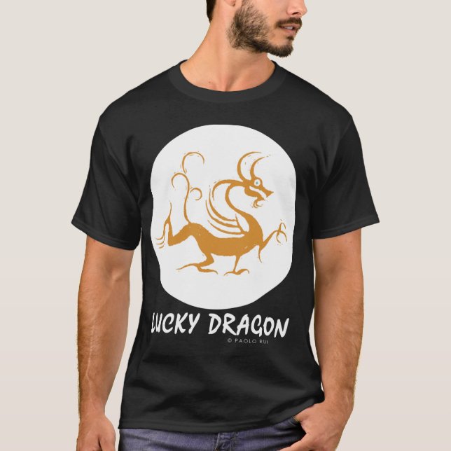 Camiseta Zodiaco Chino 5 Dragón Afortunado 1 (Anverso)