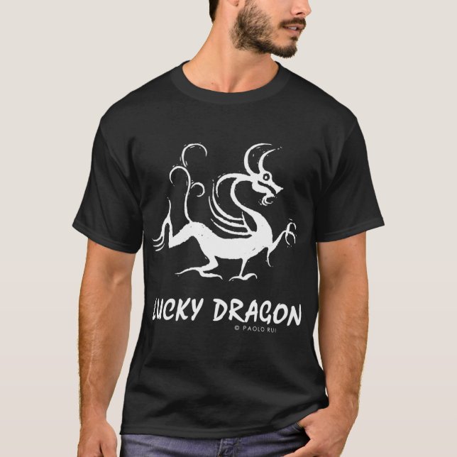 Camiseta Zodíaco Chino 5 Dragón Afortunado 2 (Anverso)