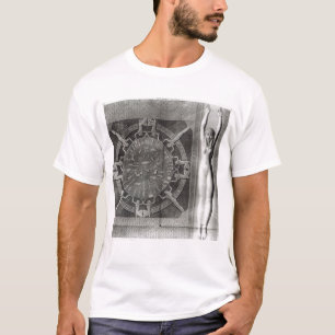 Camiseta Zodiaco de Dendera, grabado en 1802