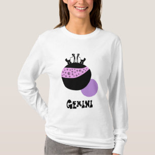 Camiseta Zodiaco de maternidad lindo de los géminis de las
