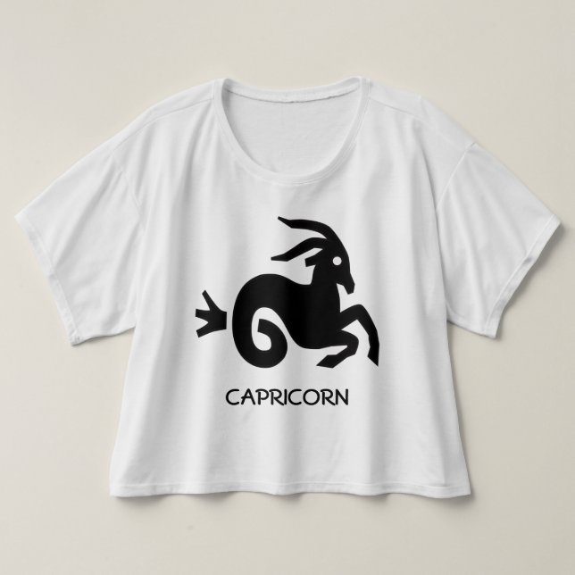 Camiseta Zodiaco del Capricornio (Diseño del anverso)