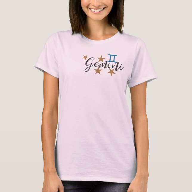 Camiseta Zodiaco Géminis (Anverso)