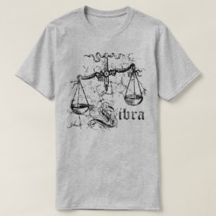 Camiseta Zodiaco Libra Vintage