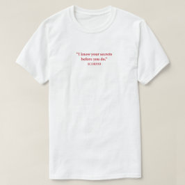 Camiseta Zodiaco Misterio Sarcástico Escorpio
