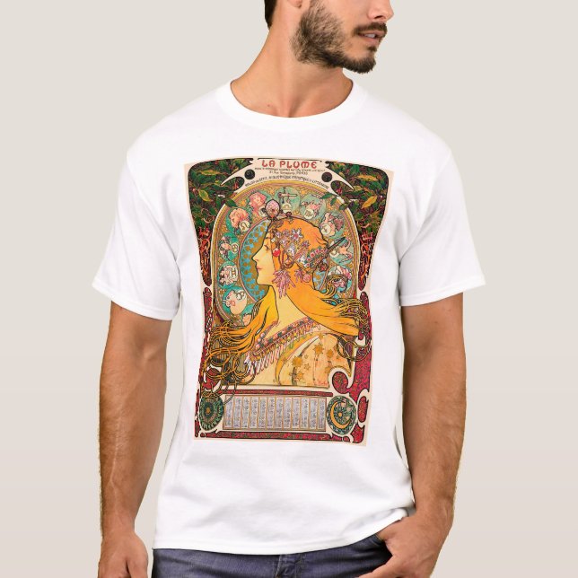 Camiseta Zodiaco, Mucha (Anverso)