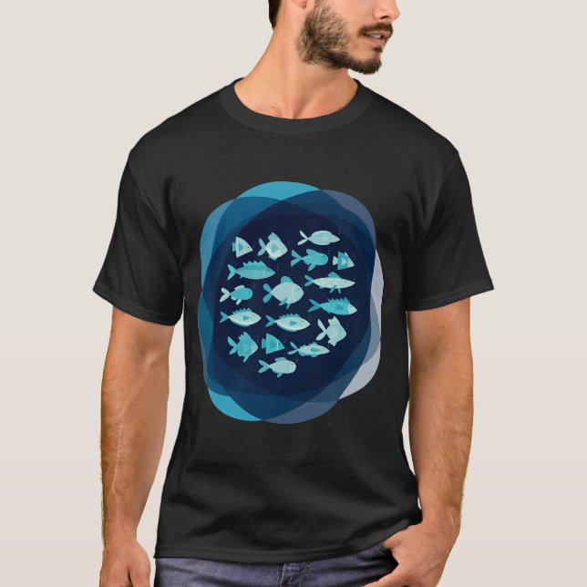 Camiseta zodíaco Piscis (Anverso)