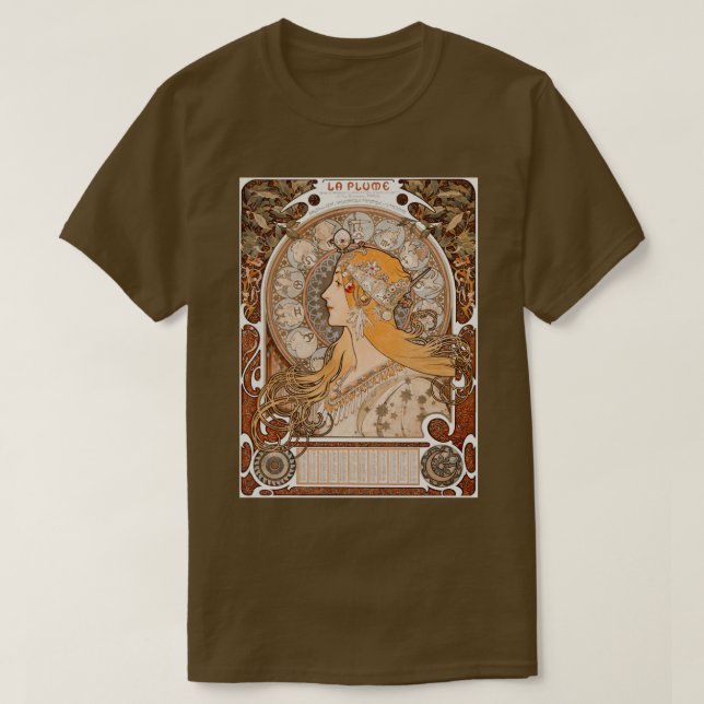 Camiseta Zodiaque o La Plume ca 18961897 (Diseño del anverso)