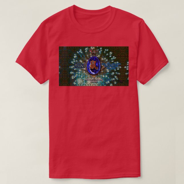 Camiseta ZodiEgg Rat con fondo v1 (Diseño del anverso)