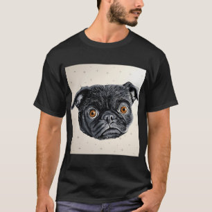 Camiseta Zoey el Pug Brillante