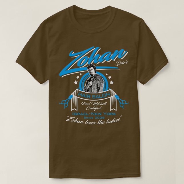 Camiseta Zohan Hair Salon (Diseño del anverso)