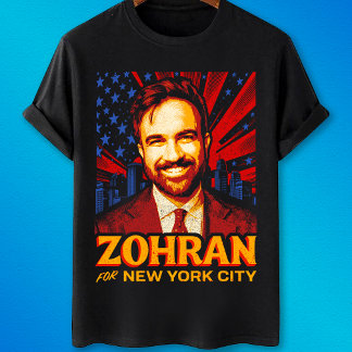 Camiseta Zohran Mamdani para alcalde de Nueva York 2025