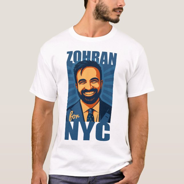 Camiseta ZOHRAN MAMDANI para NYC (Anverso)