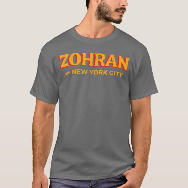 Camiseta Zohran para la ciudad de Nueva York (Anverso)