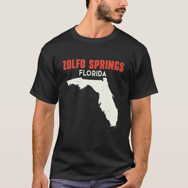 Camiseta Zolfo Springs Florida Estados Unidos EE.UU. (Anverso)