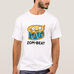 Camiseta Zom-beat Funny Halloween Zombie Drum Pun