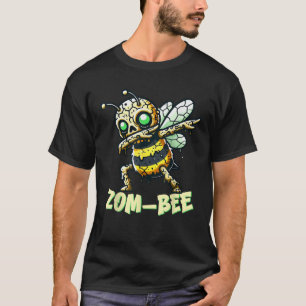Camiseta Zom Bee Adorablemente Creepy Zombie Bee Personaliz