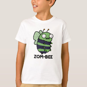 Camiseta Zom-bee Funny Halloween Zombie Bee Pun