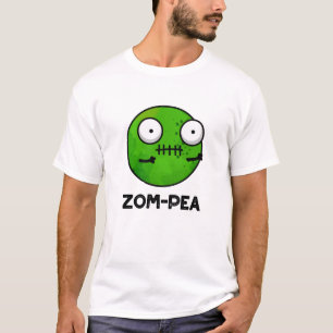 Camiseta Zom-pea Funny Halloween Zombie Pea Pun