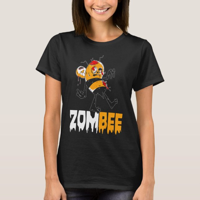 Camiseta Zombee Bee Pun Bee Pollen Bee Keeper Farm (Anverso)