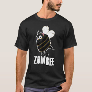 Camiseta Zombee Bee Zombie Halloween Bumblebee Yellow Spook