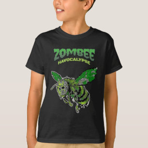 Camiseta Zombee Havocalypse Soky Funny Halloween Bee W_hock