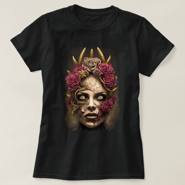 Camiseta Zombi Babe (Diseño del anverso)