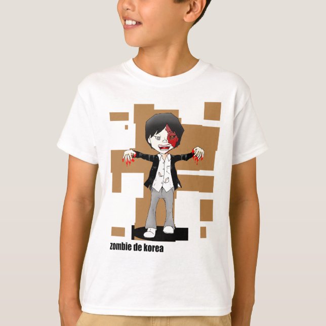 Camiseta Zombi coreano (Anverso)
