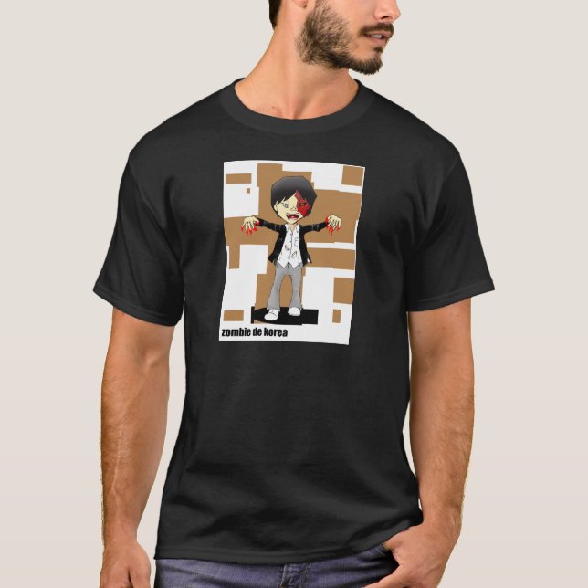 Camiseta Zombi coreano (Anverso)