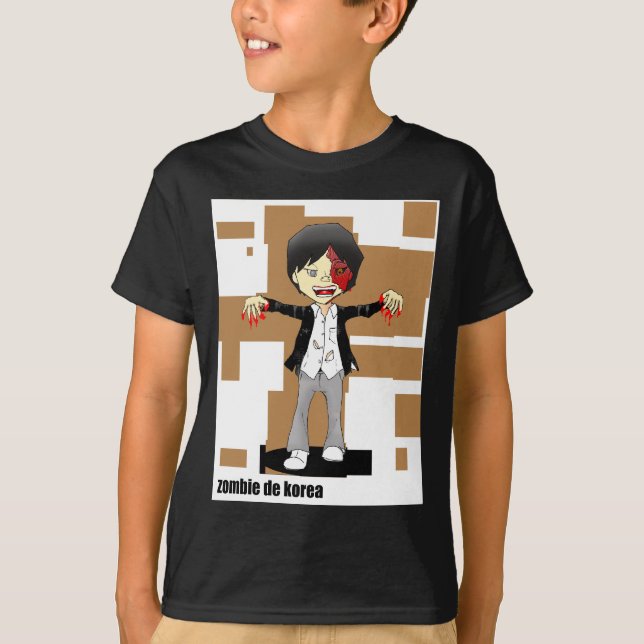 Camiseta Zombi coreano (Anverso)